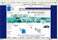 http://www.eisti.fr le site de l'Ecole Internationale des Sciences du Traitement de l'Information : 6000 pages dynamiques